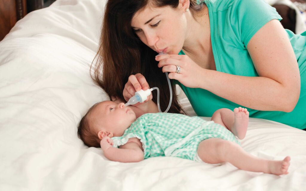 L'aspirateur nasal soulage les nez bouchés